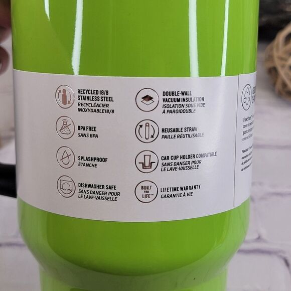 NIB Stanley 40 oz Quencher H2.0 FlowState Tumbler Neon Collection: Neon … - Picture 5 of 15